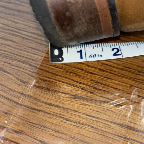 San Fernando bulldog Mirabel brown/tan colored calf boots. Size 26/9 EUC. - Picture 9 of 9